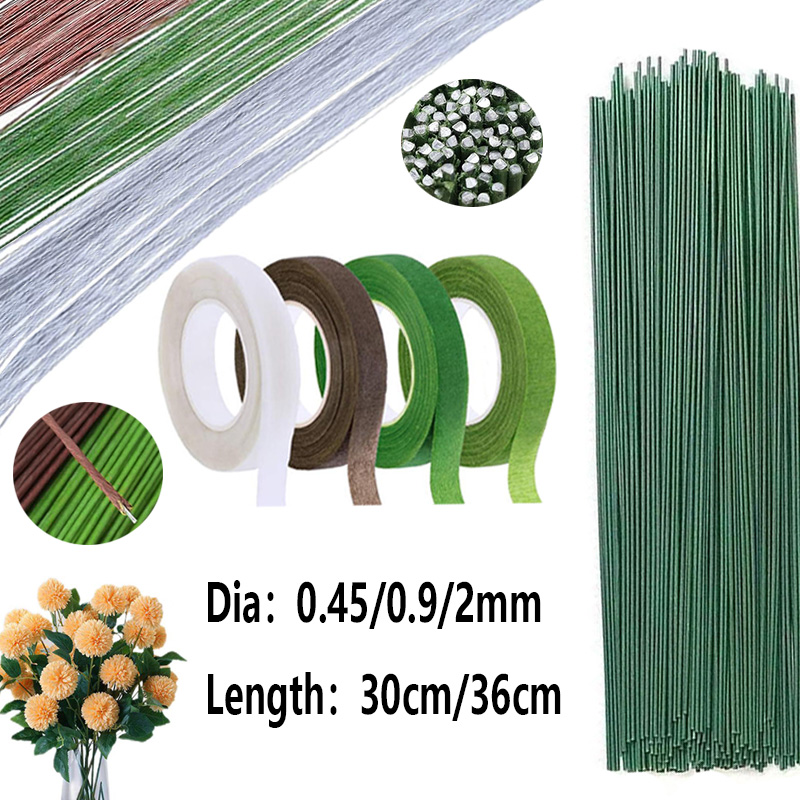 Florist Supply Bulk - 22/20 gauge lichtgroene bloemendraadstelen voor het