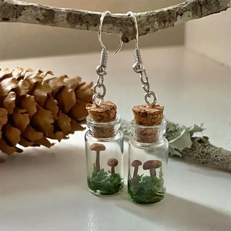 Echte Paddestoel Oorbellen Pot - Preserved Moss Sheet recensie en prijs