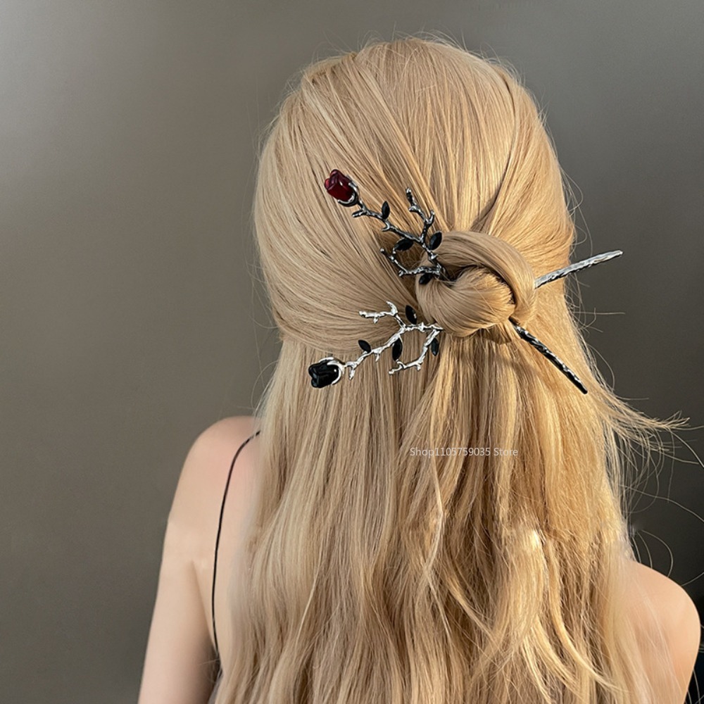 Vintage metalen rode roos haar - Supply Florist recensie en prijs