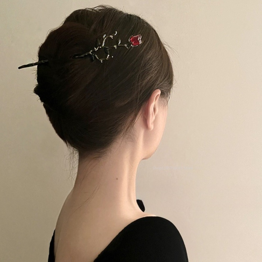 Vintage metalen rode roos haar - Supply Florist recensie en prijs