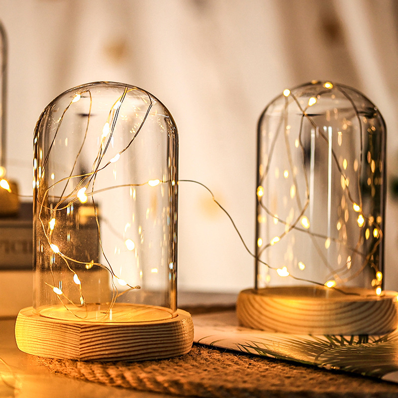 Glazen Koepel Houten Basis Met - Florist Supply Vases recensie en prijs